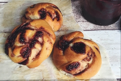 Brioches vegane alle more