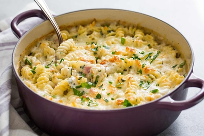 Fusilli al gratin