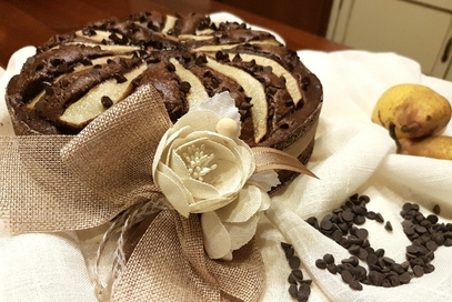 Torta pere e cacao