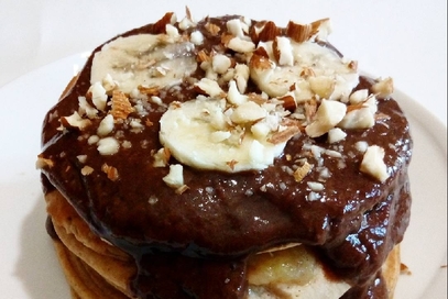 Pancakes leggeri e soffici al caffè