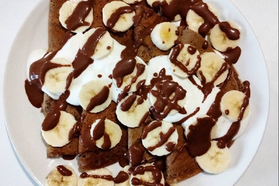 Crepes vegan al cacao