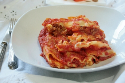 Cannelloni al ragù e zucca