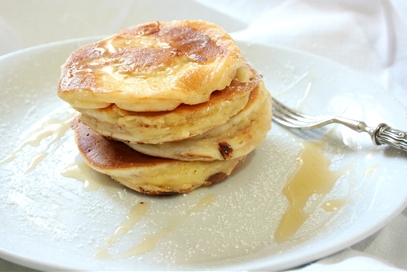 Mini pancakes alle mele