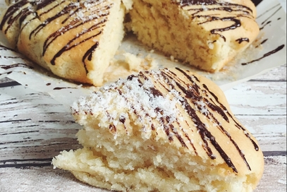 Torta vegana al cocco e cioccolato