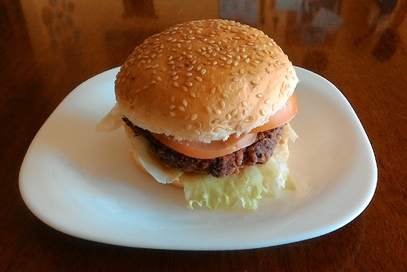 Hamburger di fagioli rossi