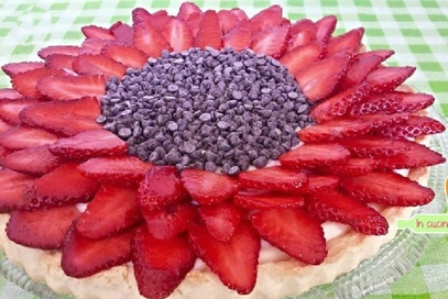 Crostata rosso girasole