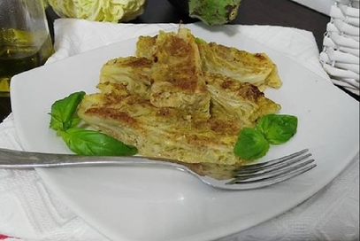 Involtini di verza con melanzane e scamorza