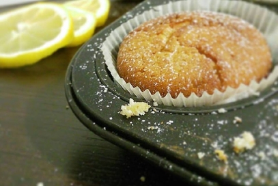 Muffin pistacchio e limone