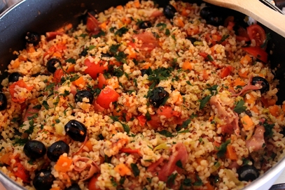 Quinoa con verdure
