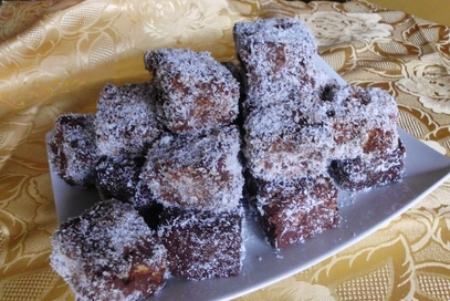 Dolcetti al cocco e cioccolato