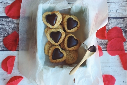 Biscotti alla vaniglia e cioccolato