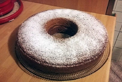 Ciambella al cioccolato fondente