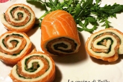 Girelle al salmone