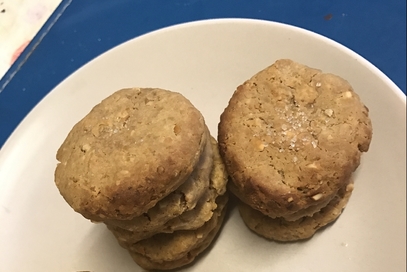 Biscotti al burro di arachidi e ceci