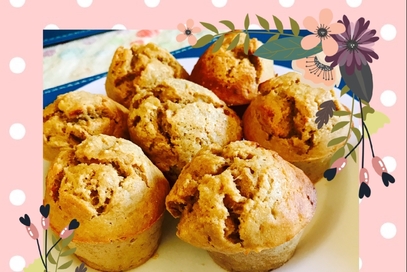 Muffin integrali alla banana e yogurt