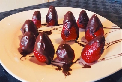 Fragole cioccolatose