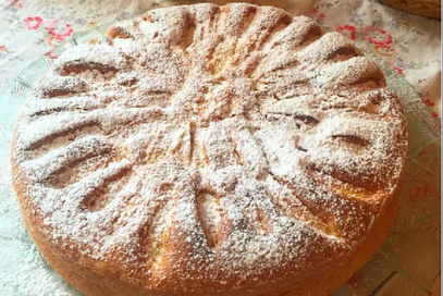 Torta di mele con farina di riso
