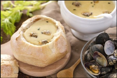 Zuppa alle vongole, claim chowder