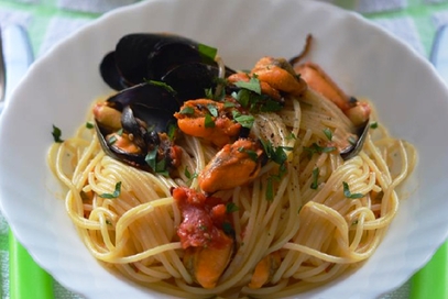 Spaghetti con le cozze