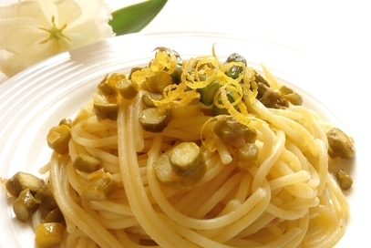 Spaghetti asparagi e limone