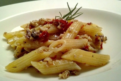 Penne al ragout di coniglio alla mia maniera