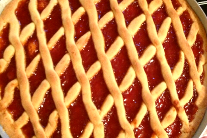 Crostata alla confettura di albicocche