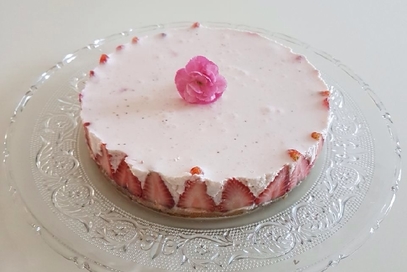 Cheesecake cremosa alle fragole