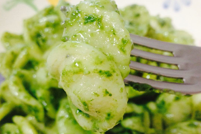 Orecchiette al pesto alla genovese