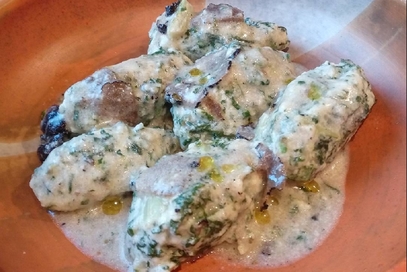 Gnudi al tartufo scorzone di castell'azzara