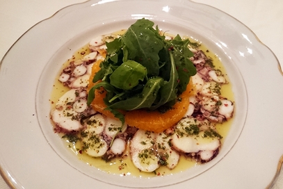 Carpaccio di polpo