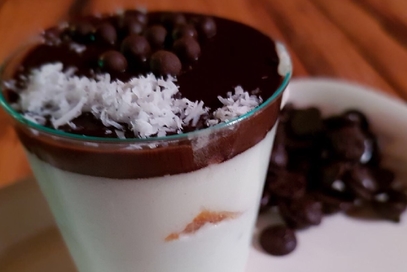 Crema mousse alla panna e zenzero
