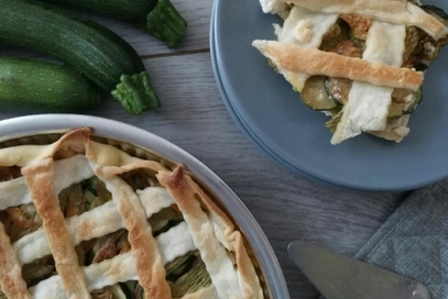 Crostata di zucchine e ricotta