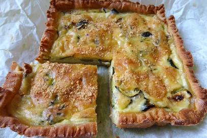 Quiche di zucchine senza glutine