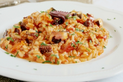 Risotto al polpo