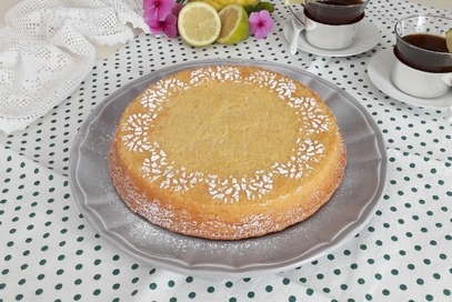 Torta caprese al limone