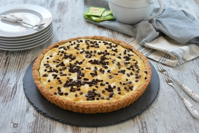 Crostata all'anice con crema di ricotta