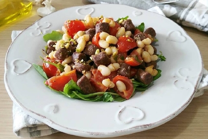 Gnocchetti al cacao con diamantini e pachino