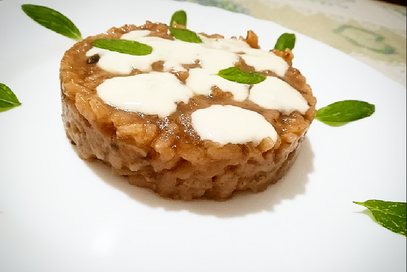 Risotto con rape rosse e crescenza