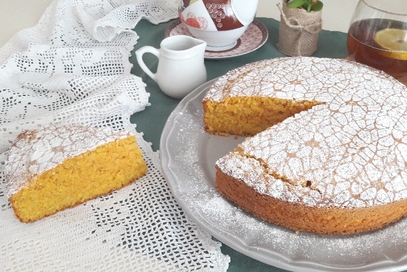 Torta carote e mandorle