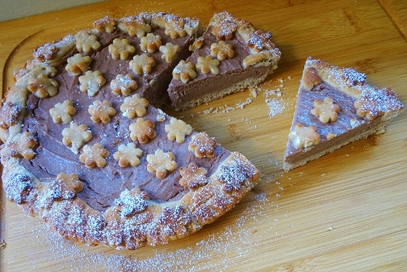 Crostata alla castagna senza glutine