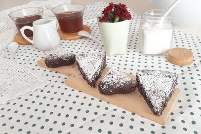 Shortbread al caffè e cacao