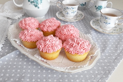 Cupcakes all'arancia con frosting al mascarpone