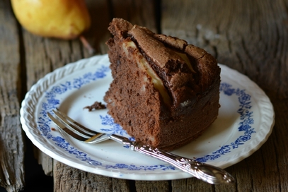 Torta pere e cioccolato