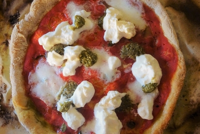 Pizza con farine naturali senza glutine