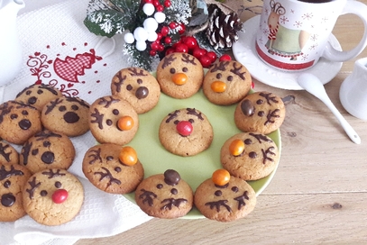 Biscotti renne di natale