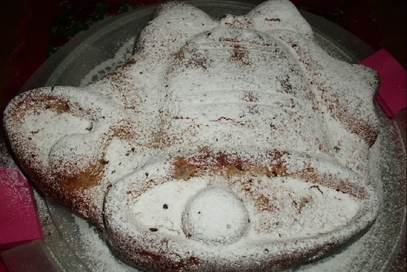 Torta di banane datteri e noci