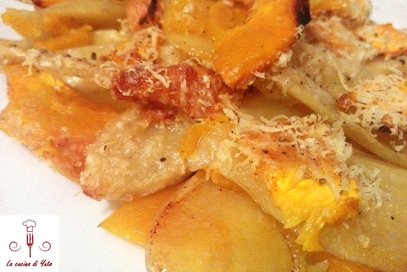 Pasticcio di zucca e patate
