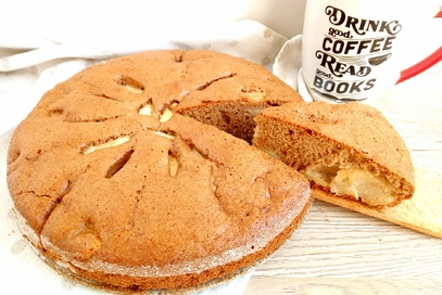 Torta di mele con farina di farro e di castagne