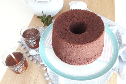 Chiffon cake al cacao