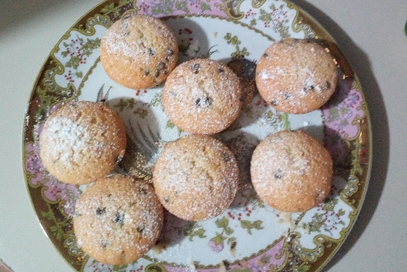 Muffin con gocce di cioccolato